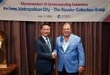 유정복 시장, 美 부티크 리조트 개발 거장(巨匠) 리차드 케슬러 회장과 MOU 체결