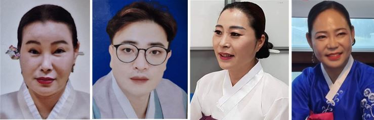 왼쪽부터 이정미, 김광수, 김순연, 이선희 선생