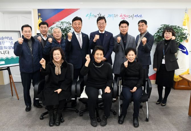 이민근 안산시장, 외식업중앙회 상록구지부 임원진과 간담회