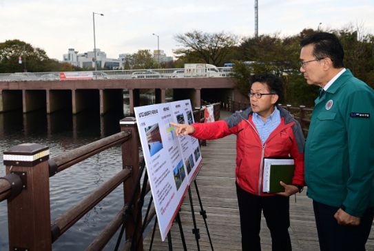 연수구, 승기천 수질개선 총력…대표 생태하천 되살린다.