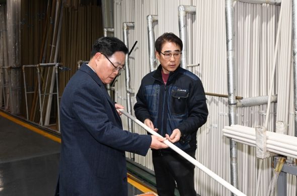 강수현 양주시장, 관내 기업과 잇달아 현장 소통 행보