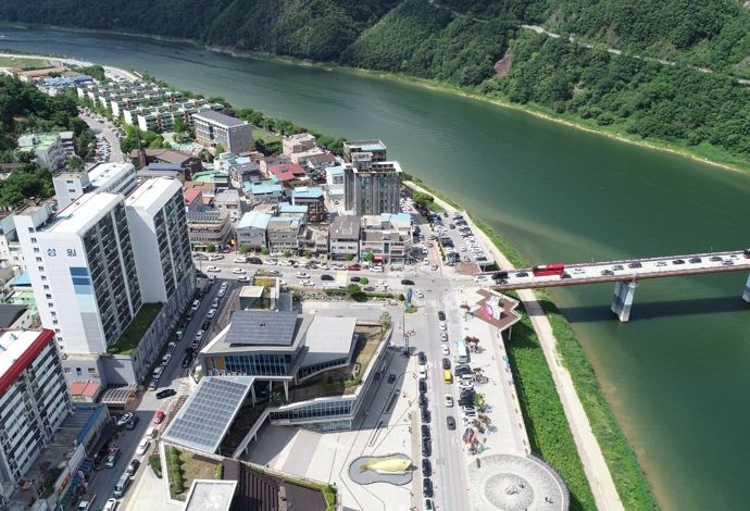 하상 주차장 전경