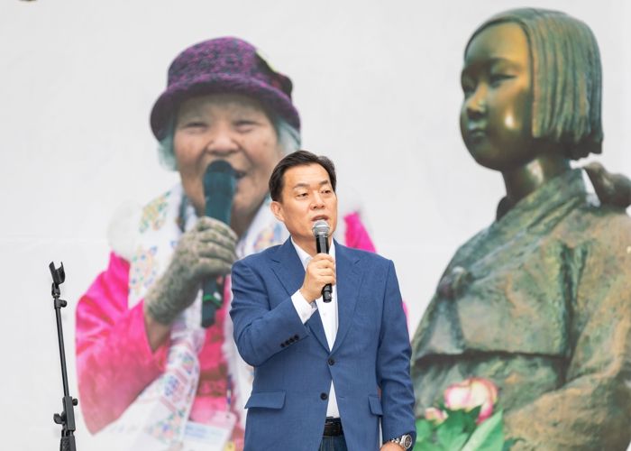 이재준 수원특례시장, “한일 위안부 합의, 전면 폐기해야”