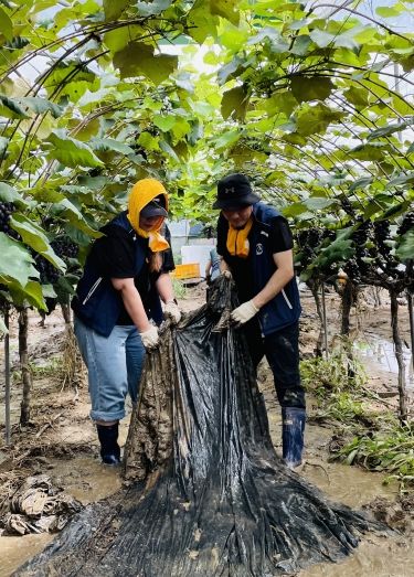 충남교육청, 수해 피해지역 복구작업 동참