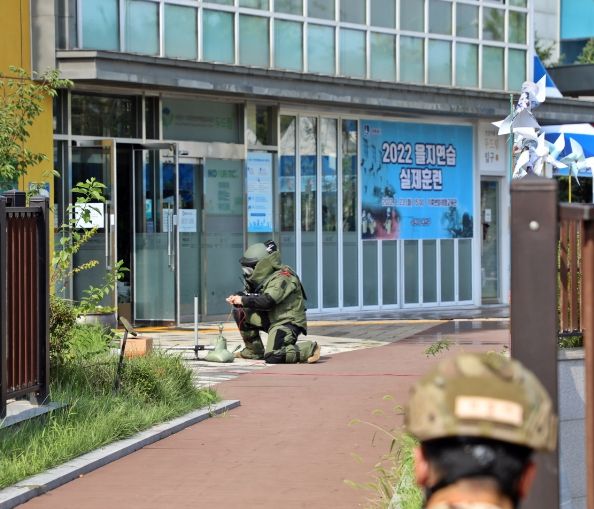 수원시 권선구, 2022년 을지연습 실제훈련 실시