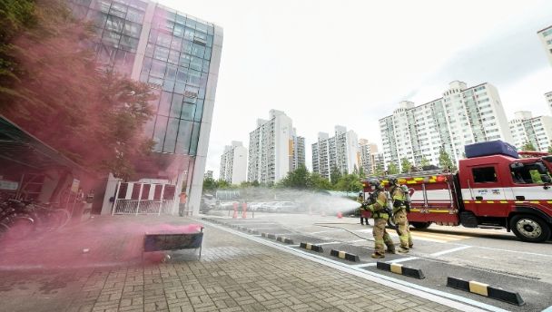 시청화재 대피훈련