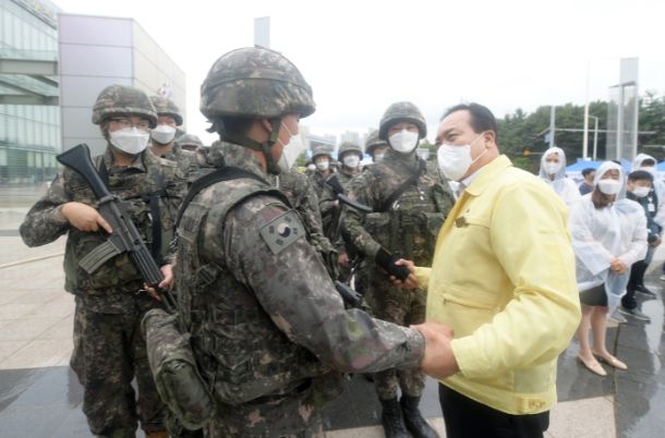 오산스포츠센터서“폭탄테러 실전 대비”을지연습