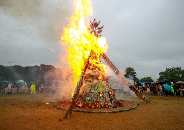 9일 달집태우기 행사로 제19회 서산해미읍성 축제가 막을 내렸다