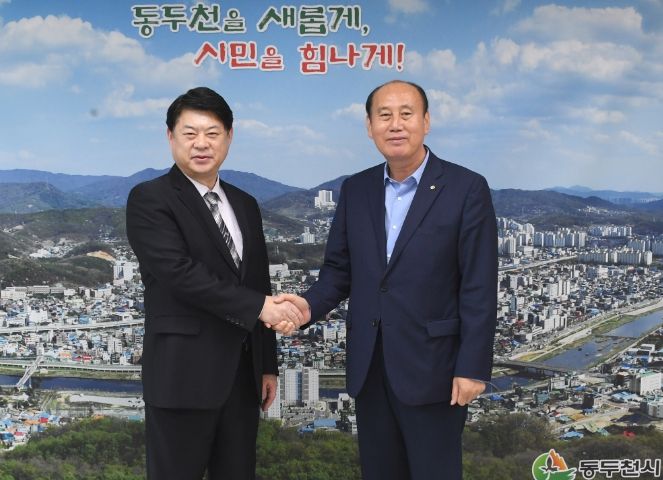 박형덕 동두천시장, 이한규 경기도 행정2부지사 면담