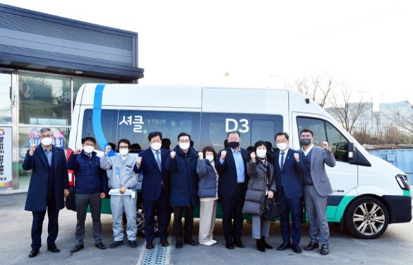 김경일 파주시장, 부르미버스 운수업체 방문해 의견 청취