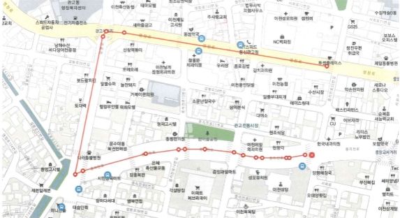 전통시장주변 주정차 단속완화 구간