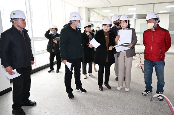 의정부시의회 최정희 의장, 의정부1동 신축청사 공사현장 방문