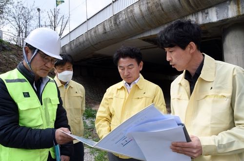 김동근 의정부시장, 교량 시설물 현장 긴급 점검