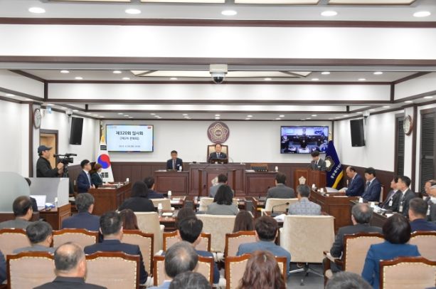 제320회 동두천시의회 임시회 개회