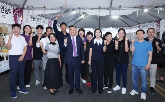 LA 한인축제 농수산엑스포 참가업체 방문