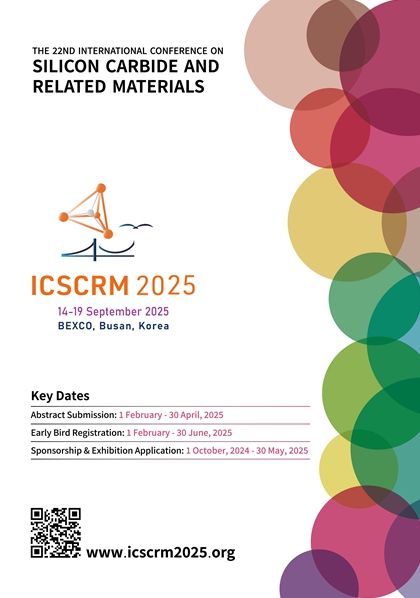 '제22회 국제탄화규소학술대회(ICSCRM 2025)' 포스터