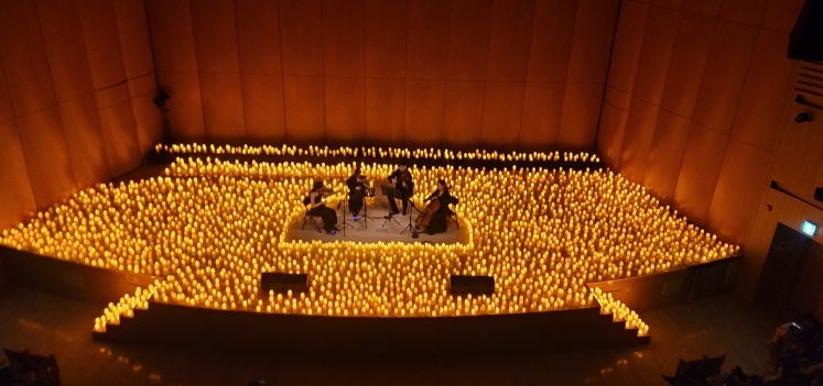 ‘캔들라이트 콘서트’ 현장