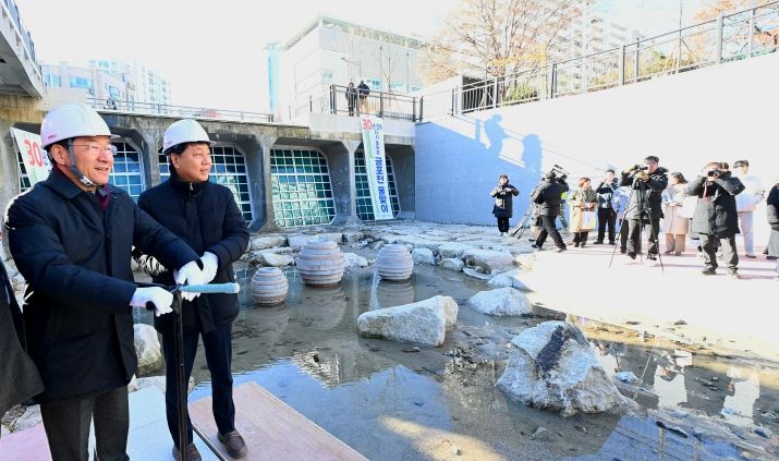 복개된 굴포천...30년 만에 생태하천으로 탈바꿈